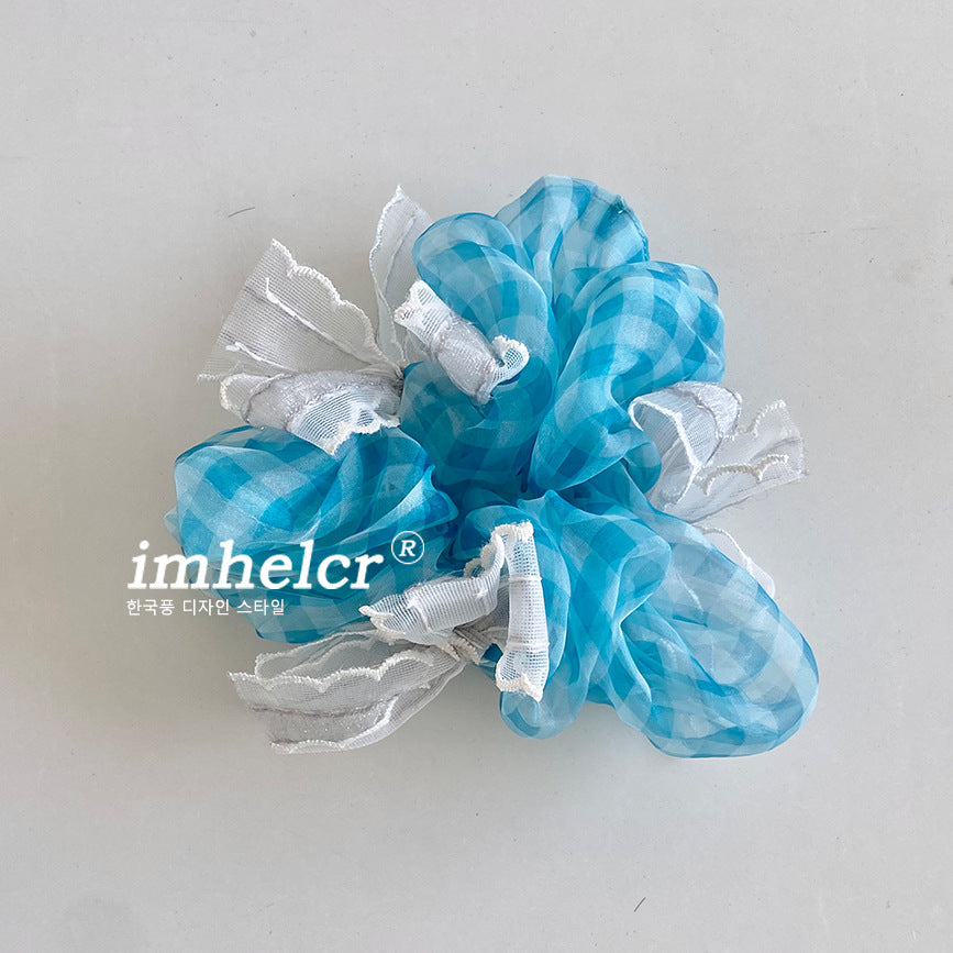 New Style Bow Tie Scrunchie Hair Accessory For Women In Mixed Materials, Perfect For  Spring And Summer