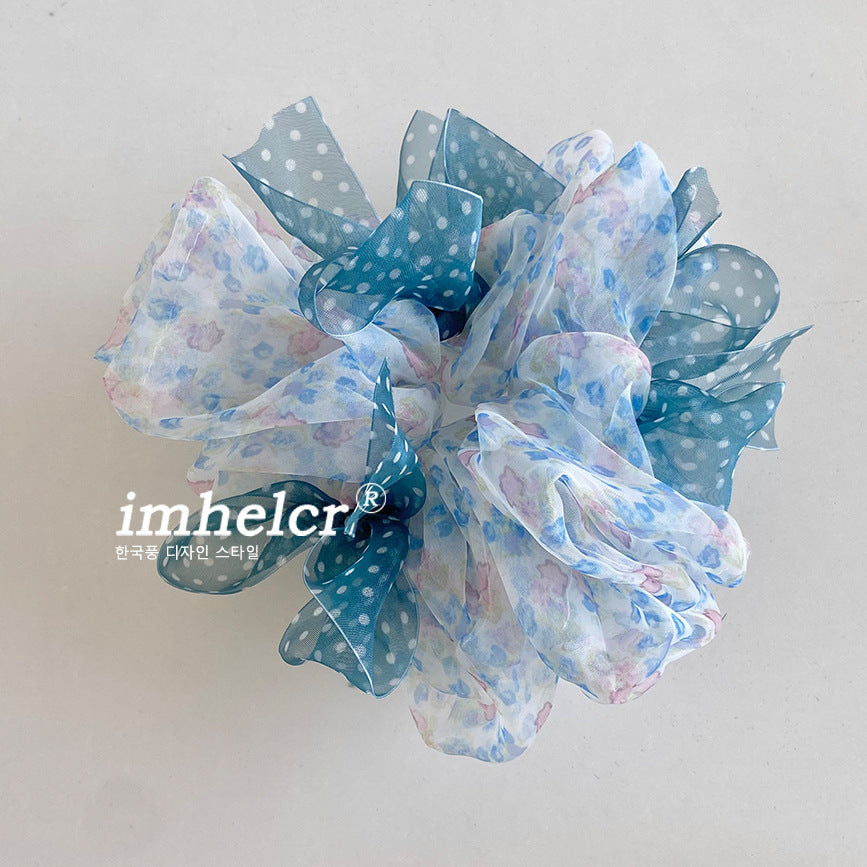 New Style Bow Tie Scrunchie Hair Accessory For Women In Mixed Materials, Perfect For  Spring And Summer