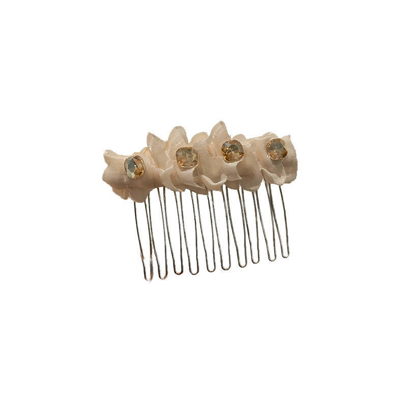 Luxurious Crystal Hair Comb For Women Featuring Artificial Crystal Material, Perfect For Spring Hair Accessories