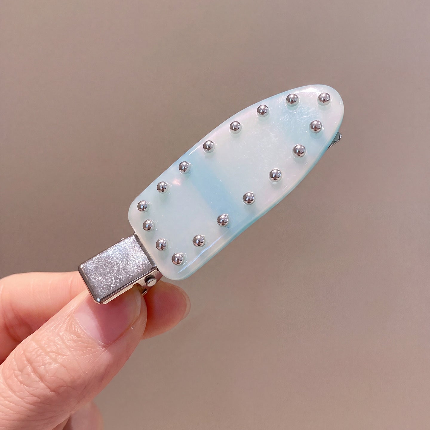 Ombre New Style Hairpin For Women With Mixed Materials And Rhinestone Inlay