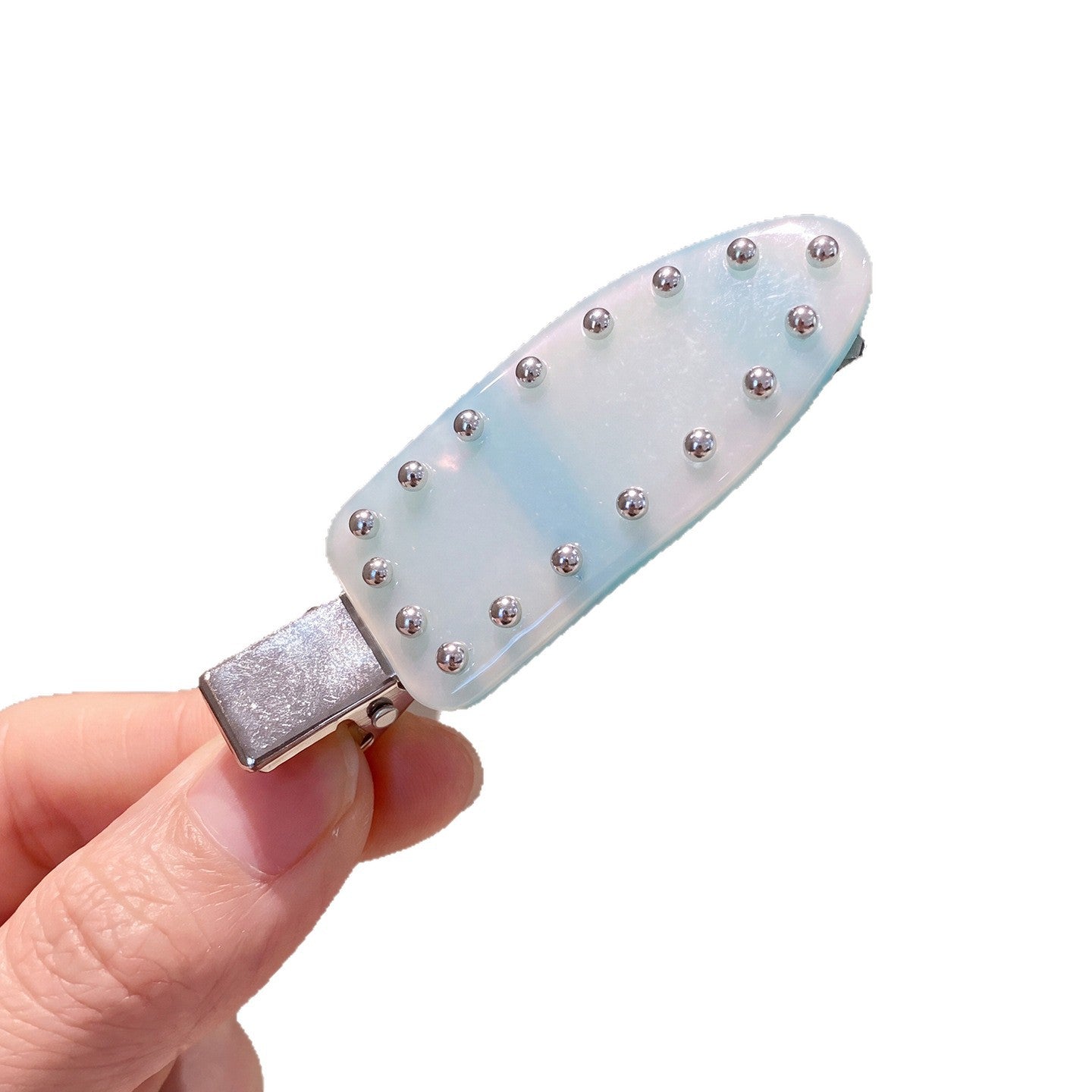 Ombre New Style Hairpin For Women With Mixed Materials And Rhinestone Inlay
