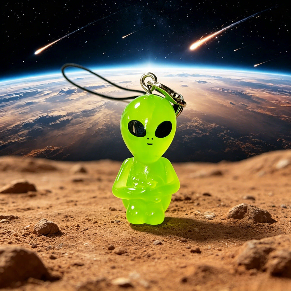Luminous Cartoon Mobile Phone Chain Made Of Resin, Featuring A Glowing Design For A Fun And Stylish Accessory