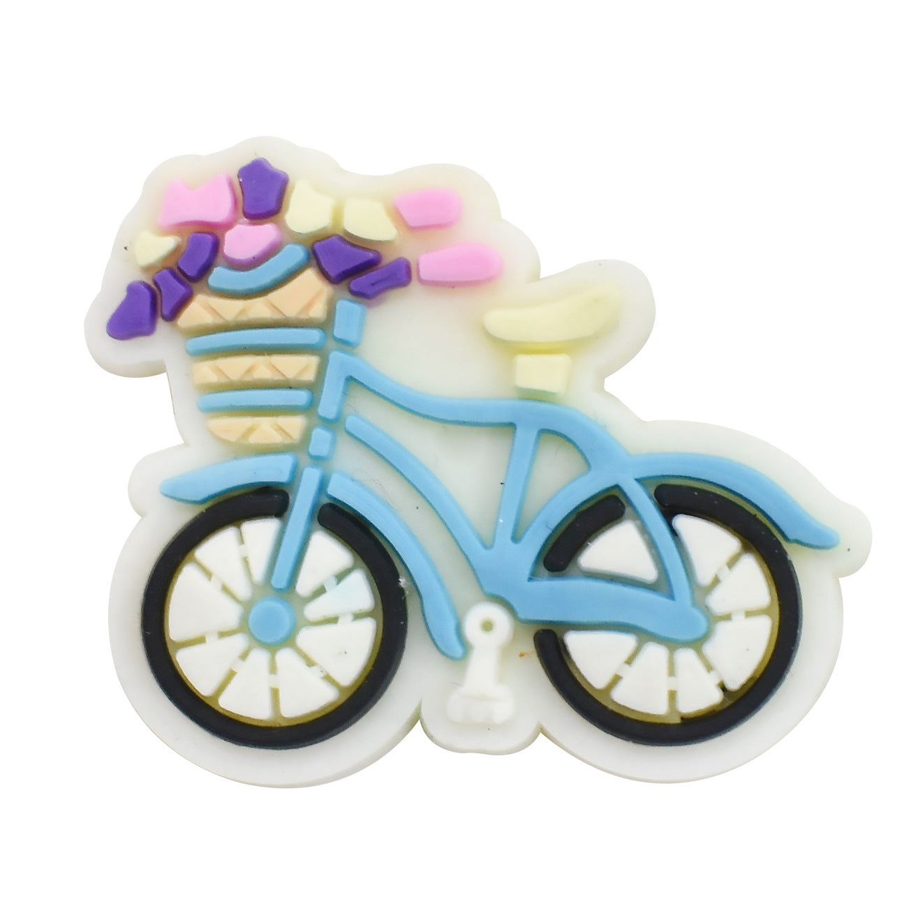 Sweet Cartoon Shoe Buckle For Slippers Made Of Soft Glue, Decorative And Comfortable