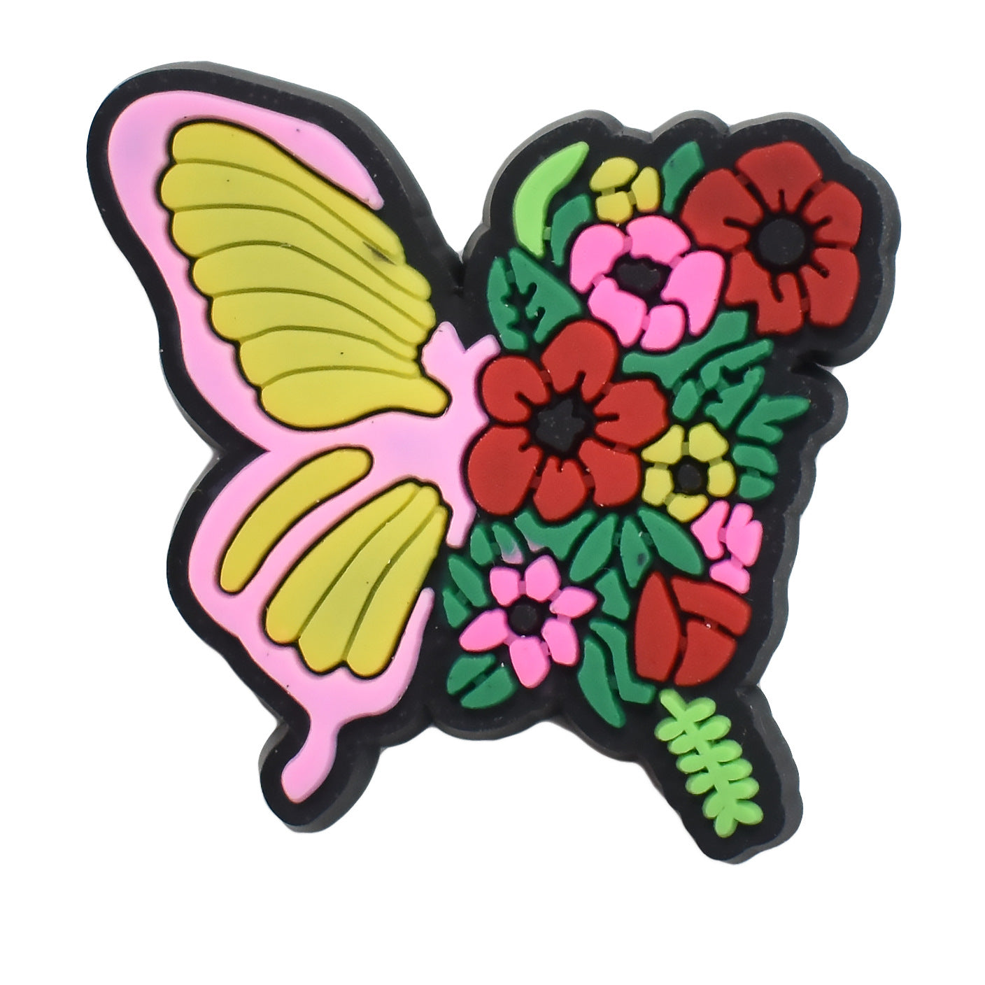 Sweet Cartoon Shoe Buckle For Slippers Made Of Soft Glue, Decorative And Comfortable