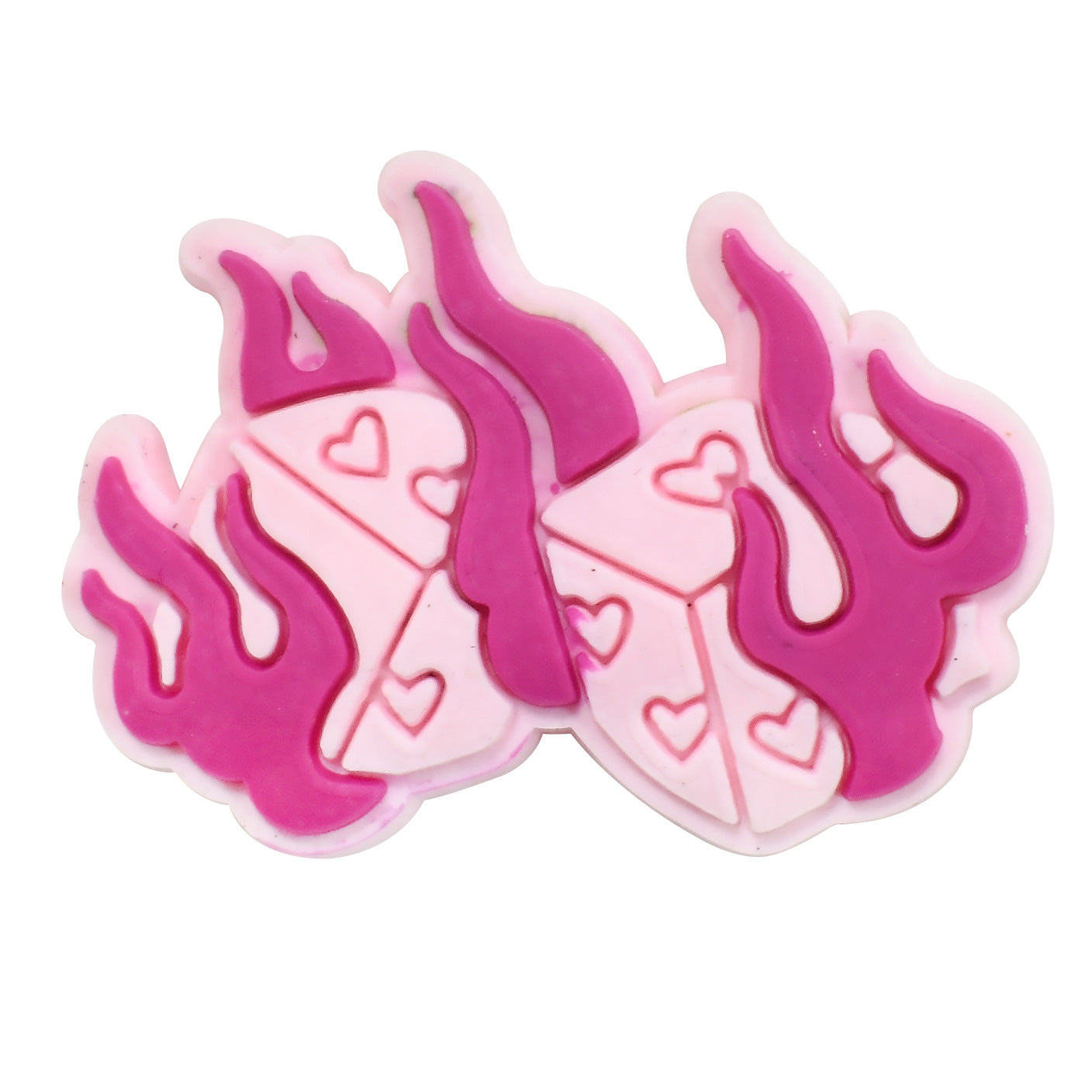Sweet Cartoon Shoe Buckle For Slippers Made Of Soft Glue, Decorative And Comfortable