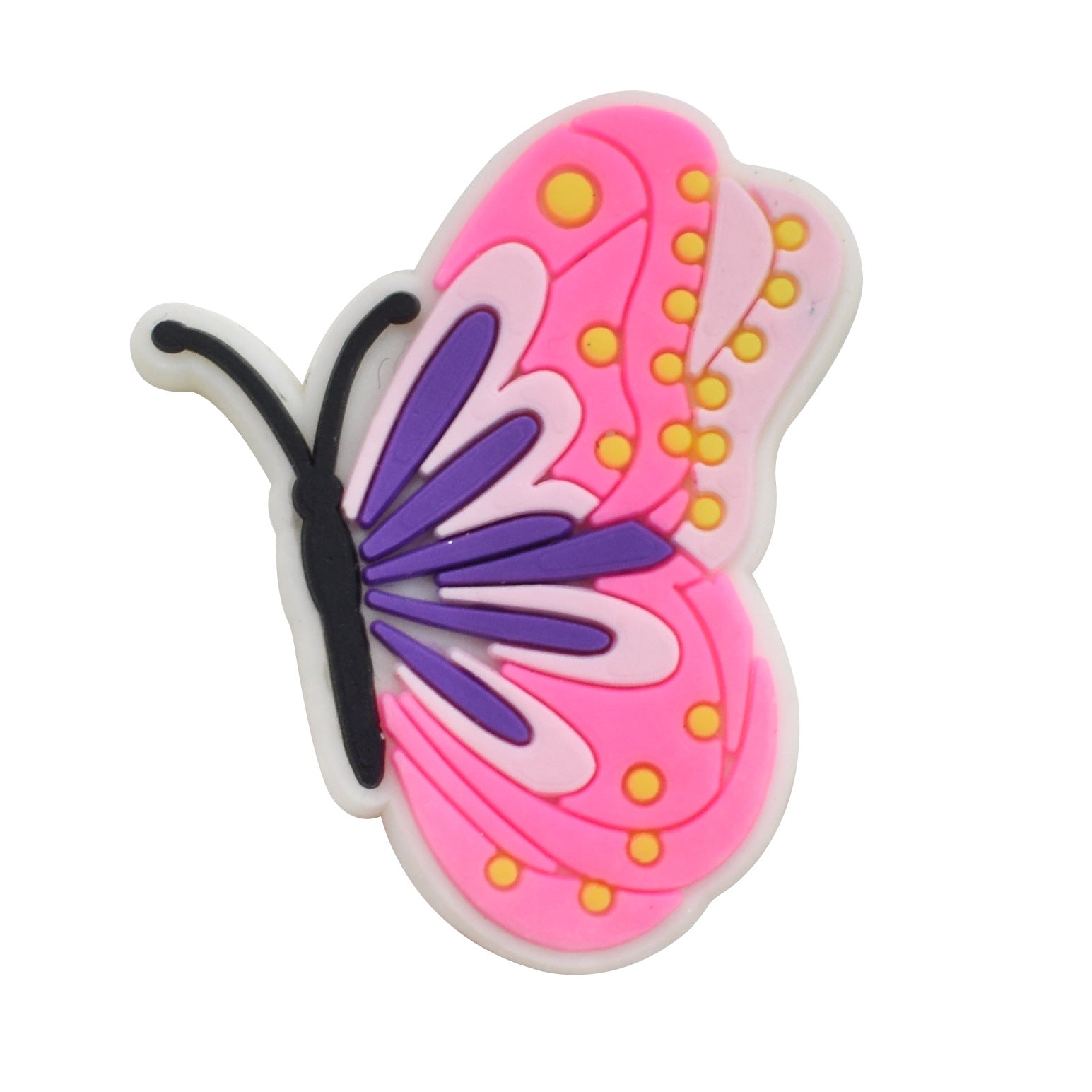 Sweet Cartoon Shoe Buckle For Slippers Made Of Soft Glue, Decorative And Comfortable