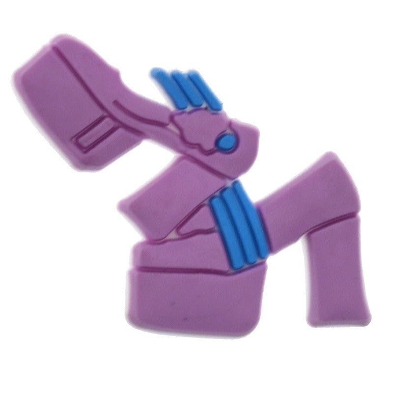 Cartoon Style PVC Shoe Buckle For Casual Shoes Featuring Fun And Playful Design