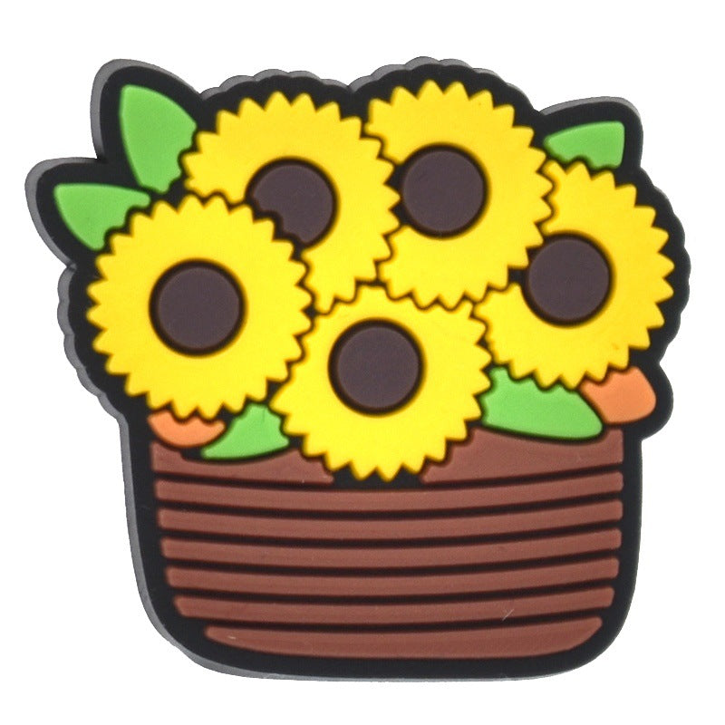 Cartoon Style PVC Shoe Buckle For Casual Shoes Featuring Fun And Playful Design