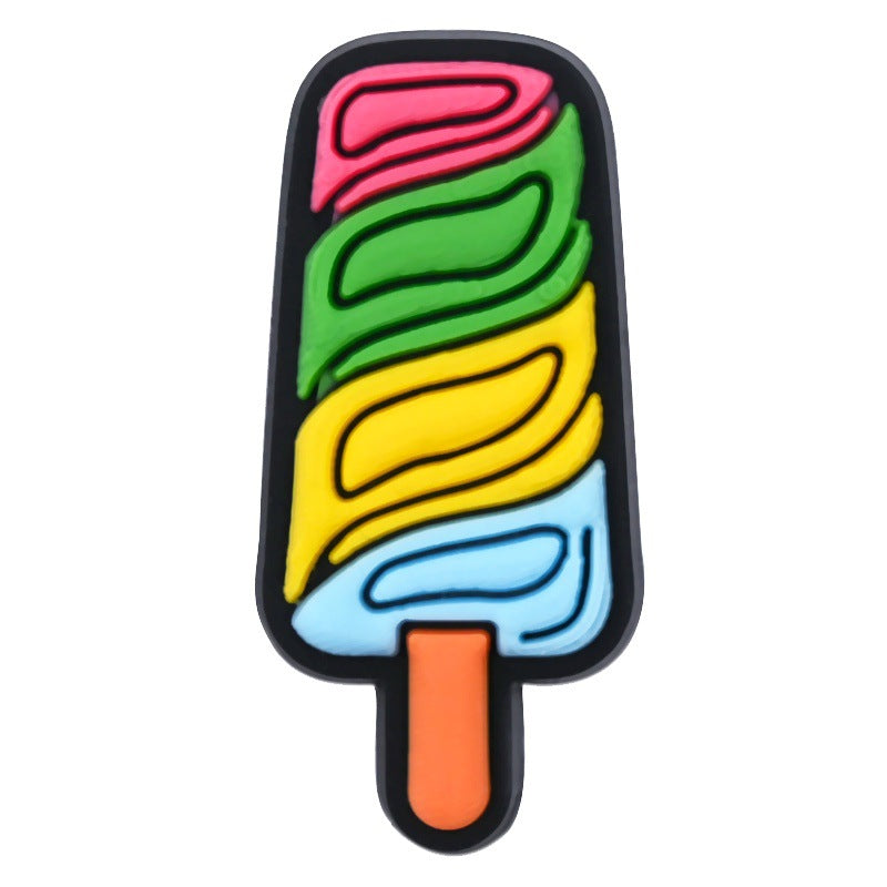 Cartoon Style PVC Shoe Buckle For Casual Shoes Featuring Fun And Playful Design