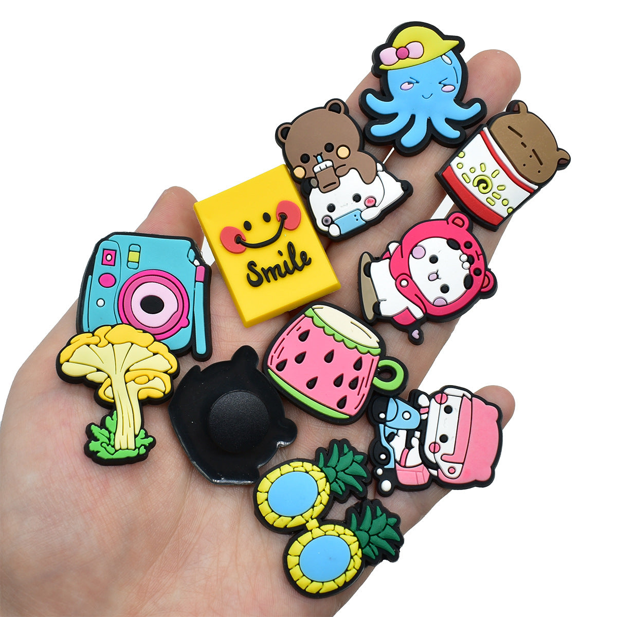Cartoon Style PVC Shoe Buckle For Casual Shoes Featuring Fun And Playful Design