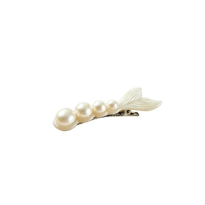 Mermaid French Style BB Clips Hair Accessories For Women With Freshwater Pearl, Perfect For  Spring And Summer