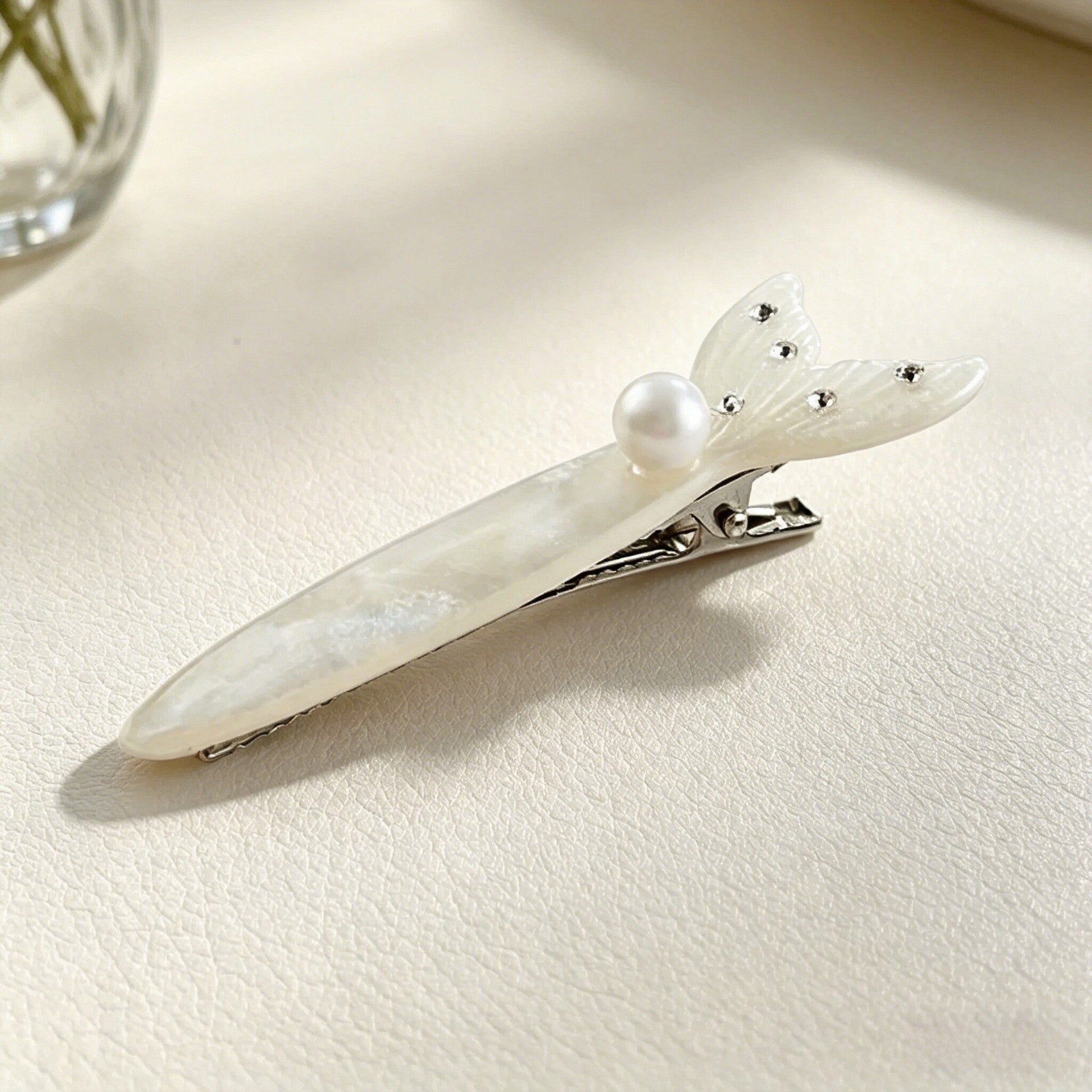 Mermaid French Style BB Clips Hair Accessories For Women With Freshwater Pearl, Perfect For  Spring And Summer