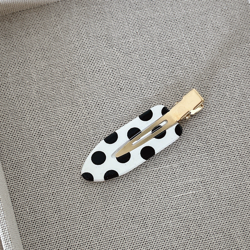 New Style Polka Dots Hairpin For Women, Acrylic Material, Multicolor, Perfect For  Spring And Summer
