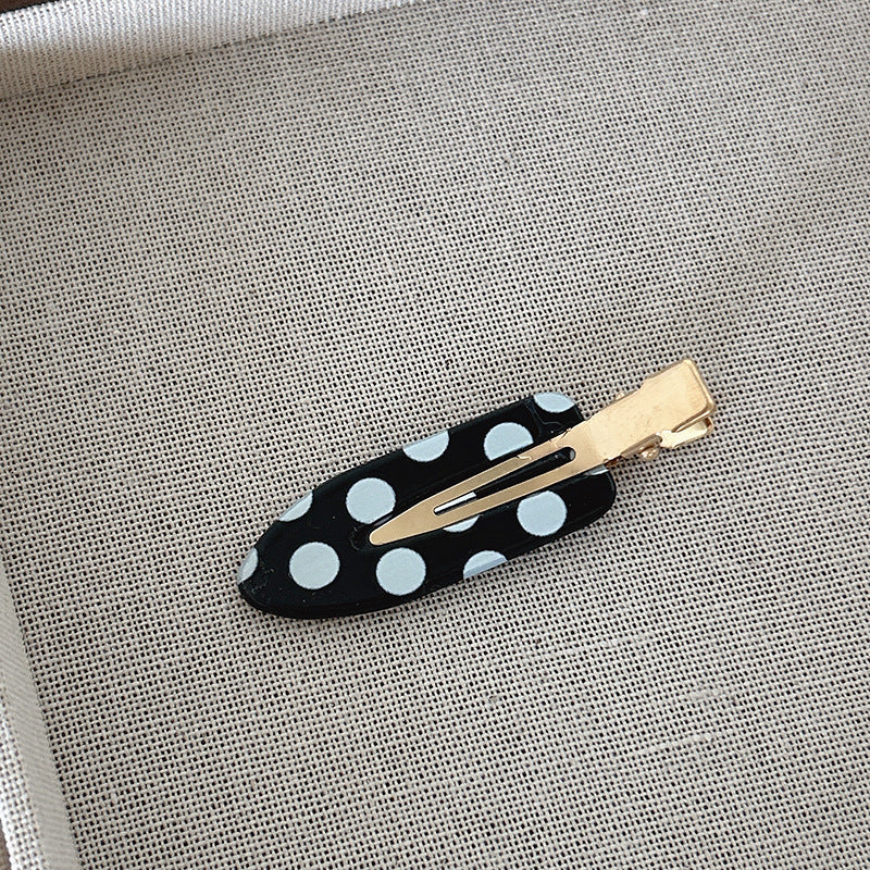 New Style Polka Dots Hairpin For Women, Acrylic Material, Multicolor, Perfect For  Spring And Summer