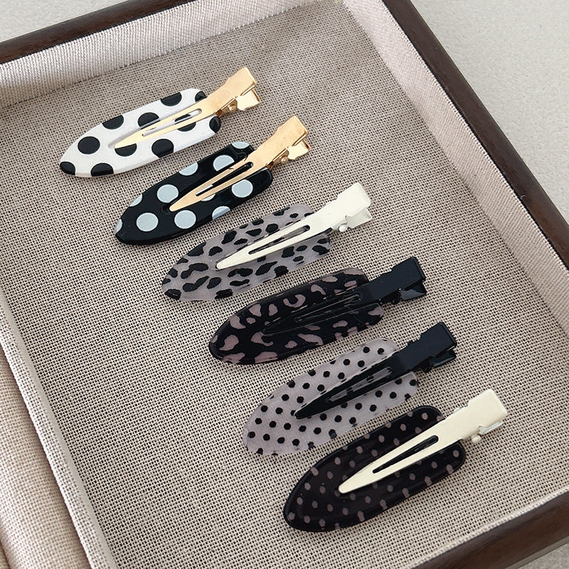 New Style Polka Dots Hairpin For Women, Acrylic Material, Multicolor, Perfect For  Spring And Summer