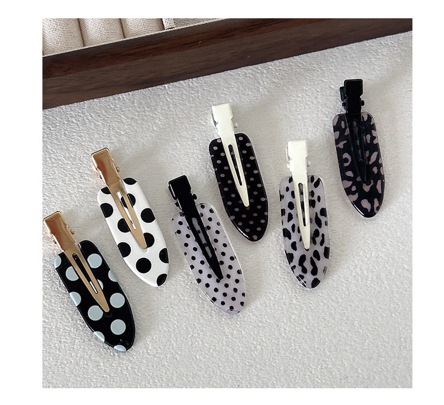New Style Polka Dots Hairpin For Women, Acrylic Material, Multicolor, Perfect For  Spring And Summer