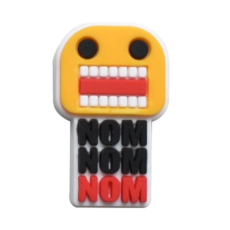 Cartoon Style PVC Shoe Buckle For Slippers Featuring Fun And Durable Design