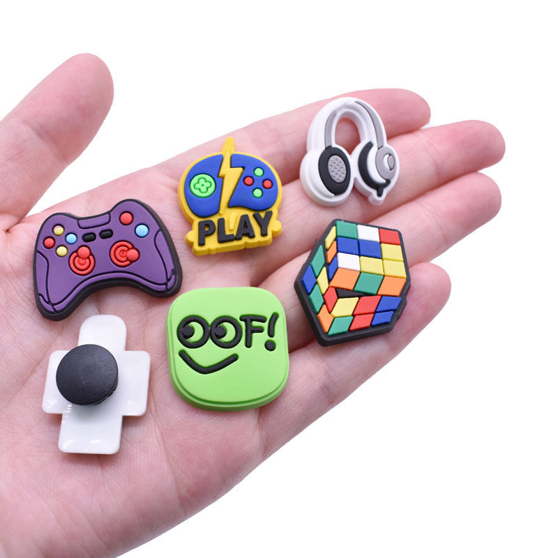Cartoon Style PVC Shoe Buckle For Slippers Featuring Fun And Durable Design