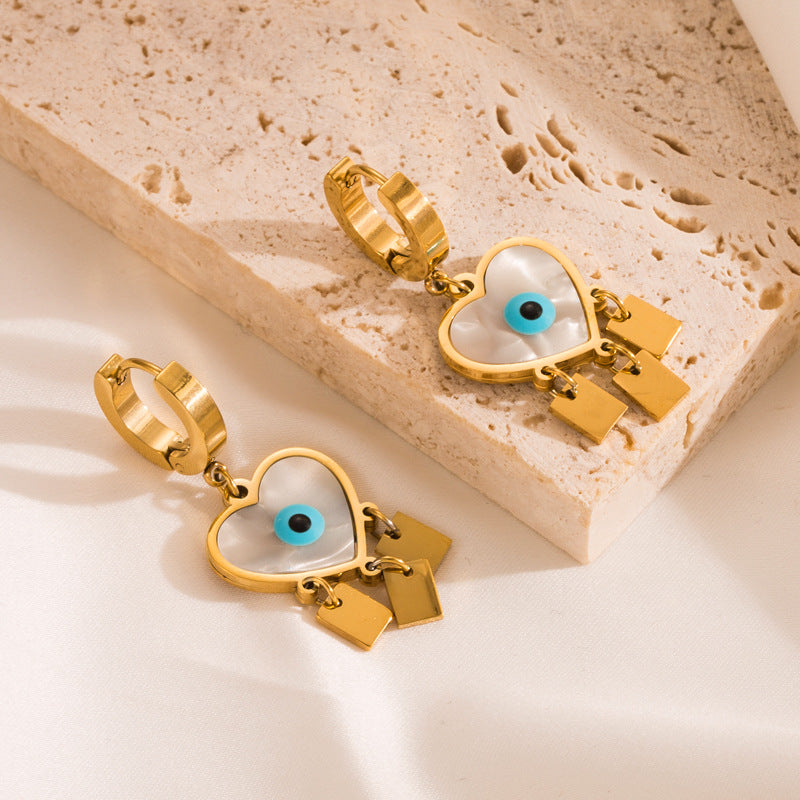 Dreamcatcher Tassel Earrings For Women With Titanium Steel Ear Pins In Steel Color
