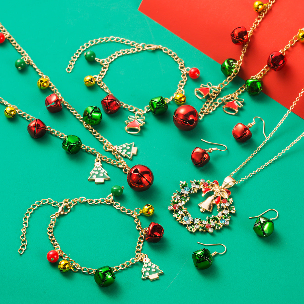 Electroplated Alloy Bell Necklace For Women, Perfect Christmas Gift