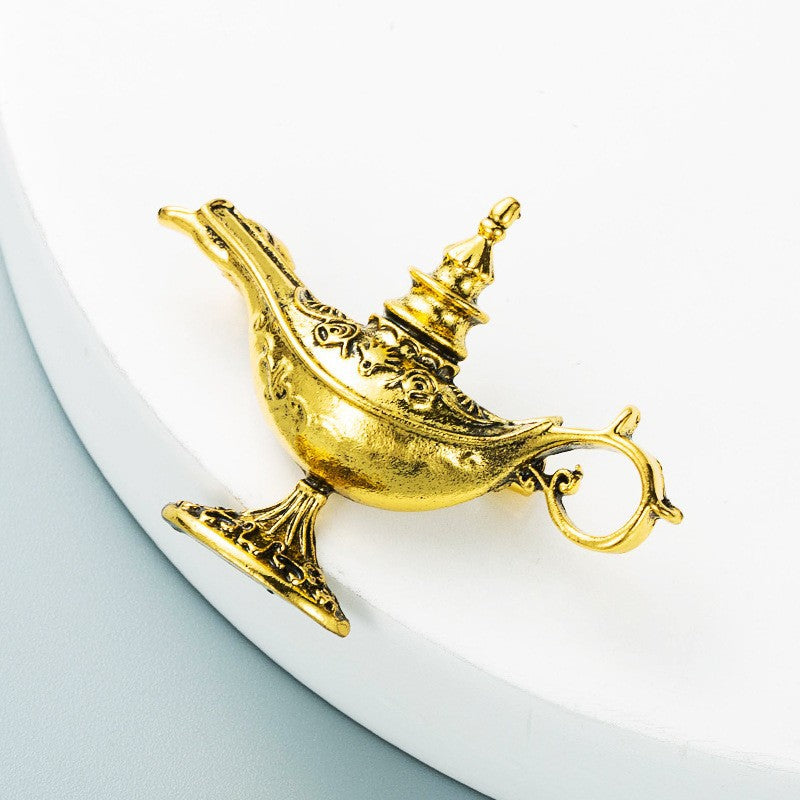 Alloy Pin With Electroplated Finish In Gold Color