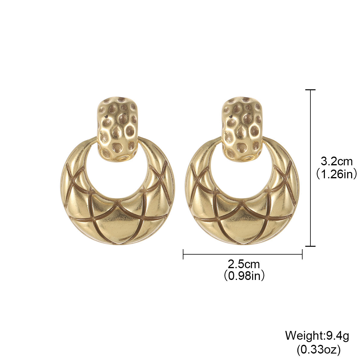 Handmade Retro Red Bow Tie Earrings For Women In Copper Alloy With Pearl Inlay