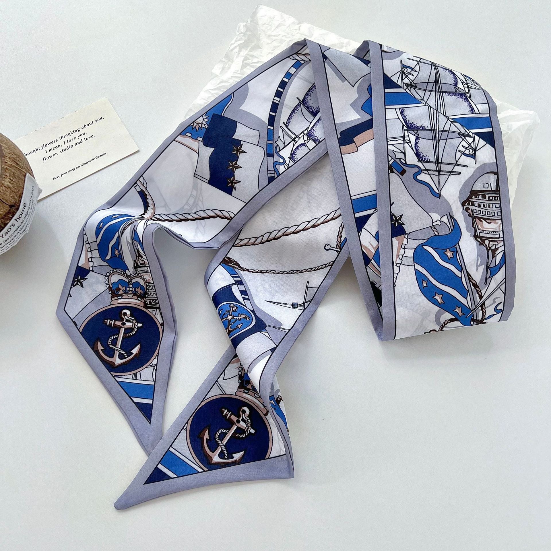 New Style Stripe Polyester Silk Scarf For Women In Dyed Black, Perfect For Spring