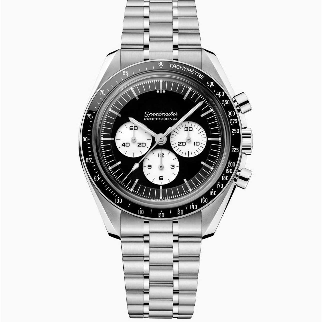 Men's Quartz Watch With Stainless Steel Strap And Horseshoe Buckle Featuring Ordinary Glass Round Dial