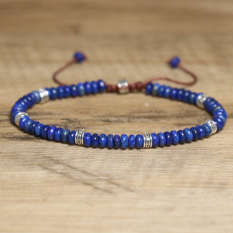 Ethnic Style Ufo Beading Bracelet For Unisex Featuring Natural Stone Inlay