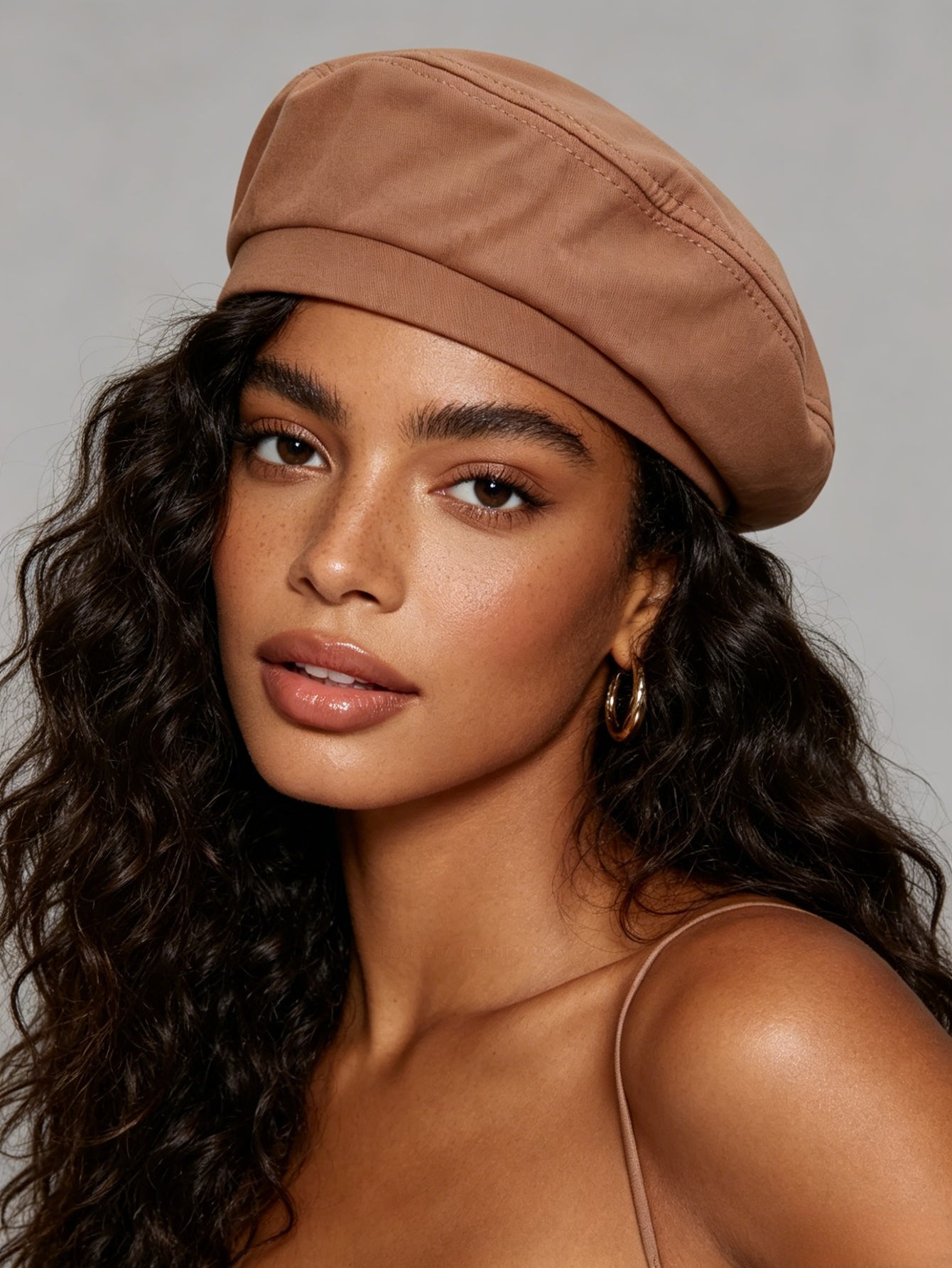 Modern Style Women Brimless Beret Hat In Polyester With Sewing Craftsmanship