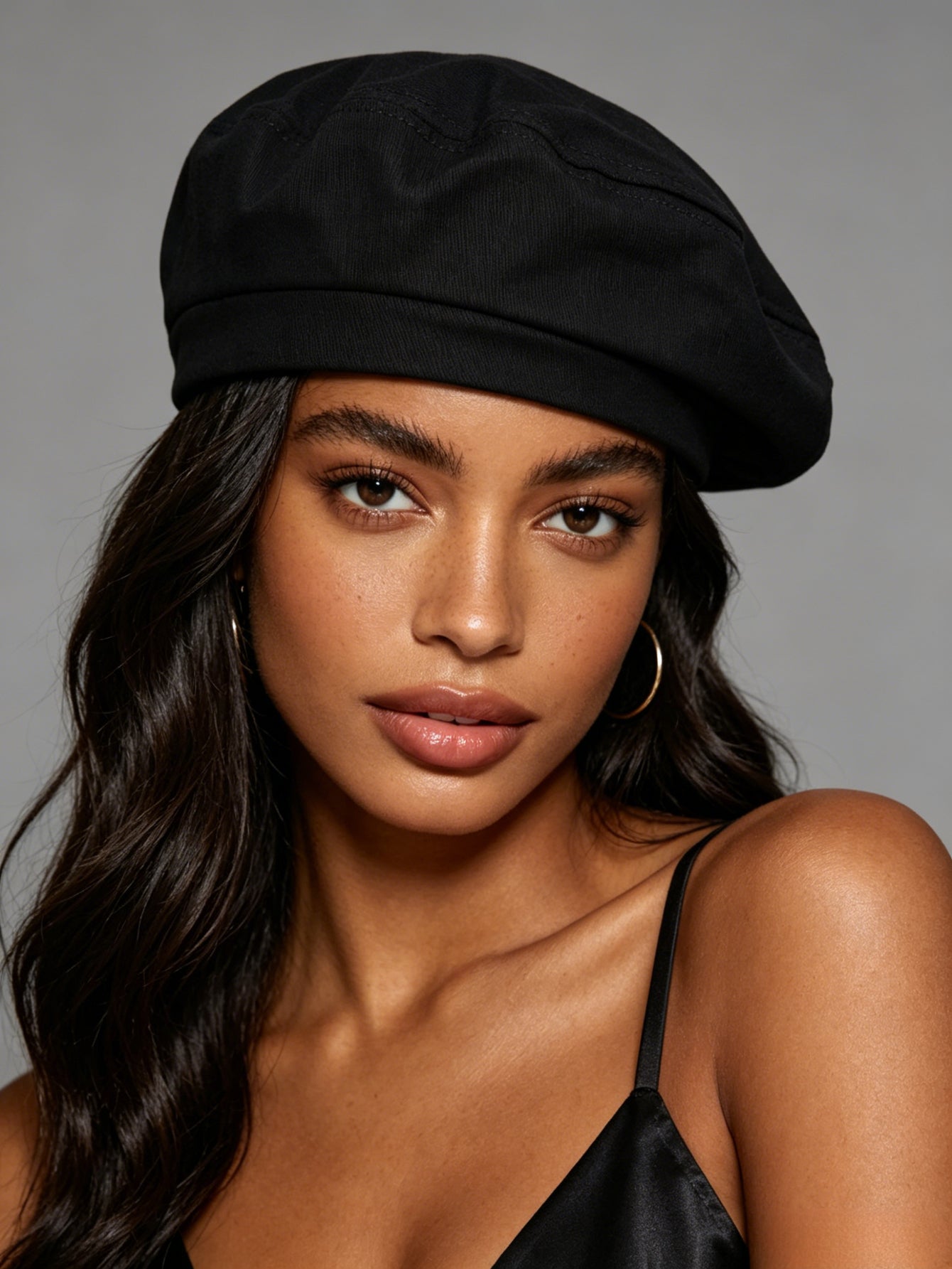 Modern Style Women Brimless Beret Hat In Polyester With Sewing Craftsmanship