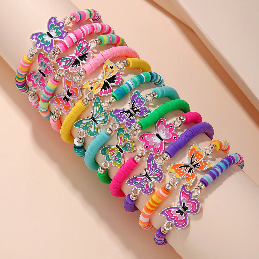 Butterfly Braid Bracelets For Girls, Perfect For Summer And Anniversary Gifts