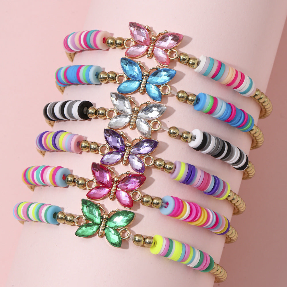 Butterfly Braid Bracelets For Girls, Perfect For Summer And Anniversary Gifts