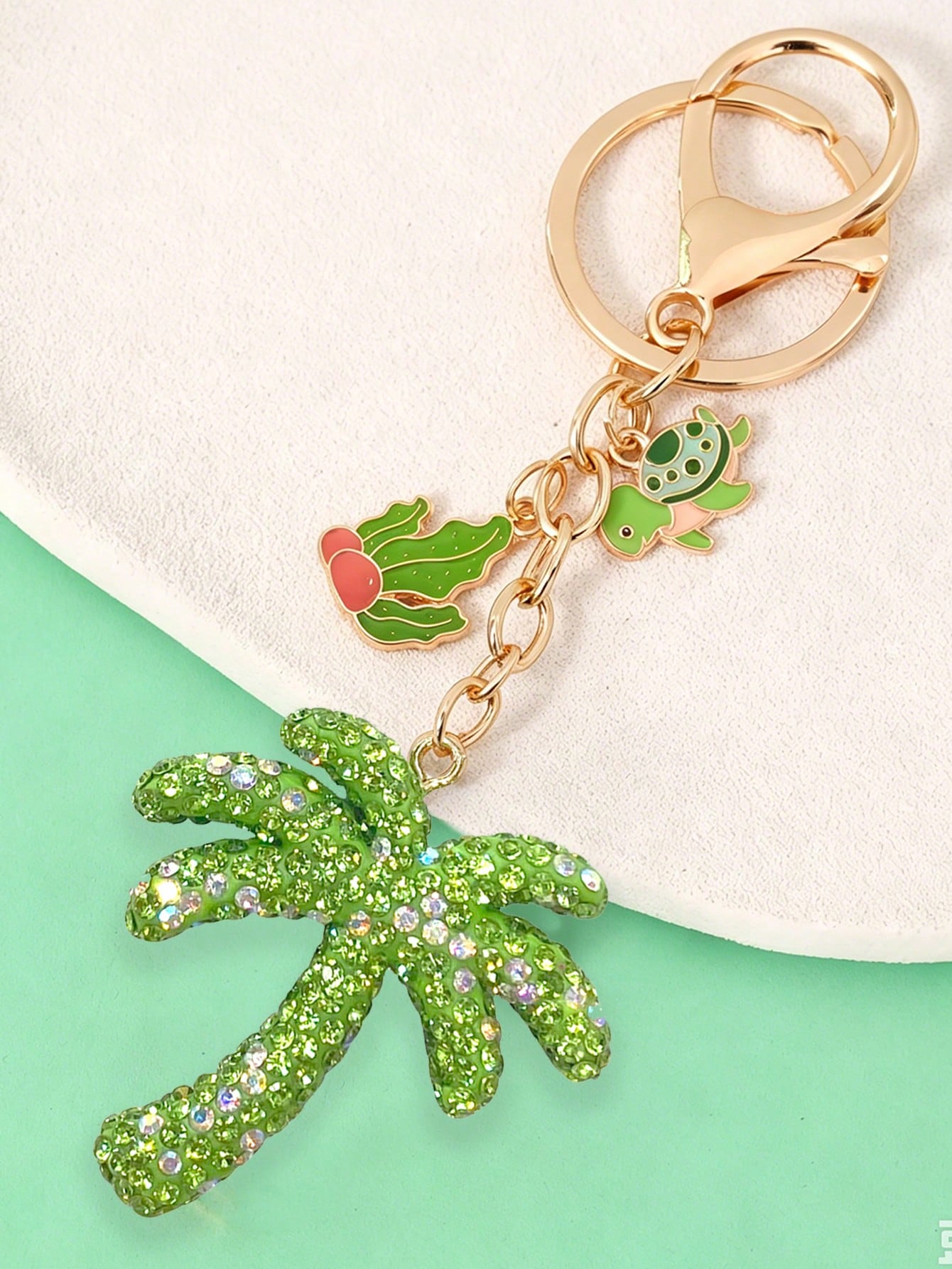 Beach Style Tree Bag Charm In Alloy, Perfect Bag Pendant Accessory