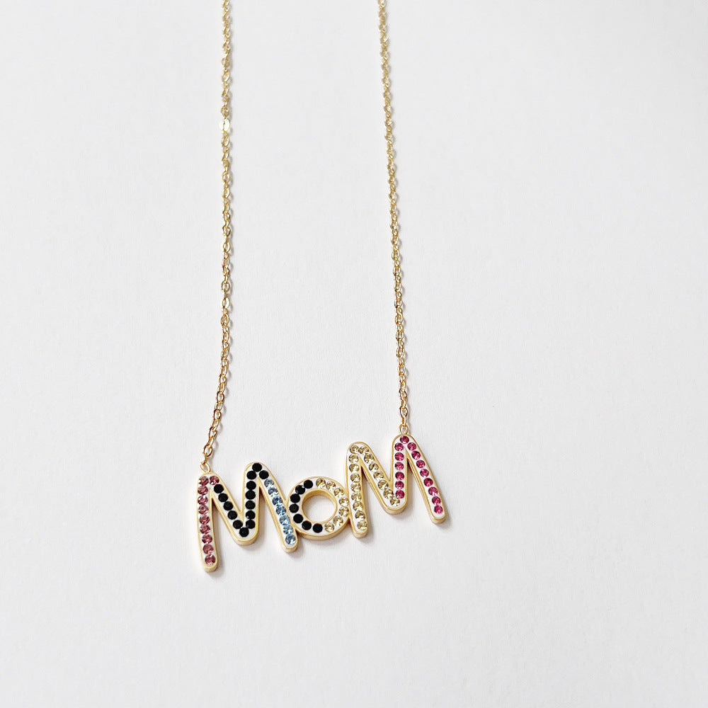 New Style Steel Color Choker Necklace For Women With 304 Stainless Steel And Rhinestones On Cable Chain