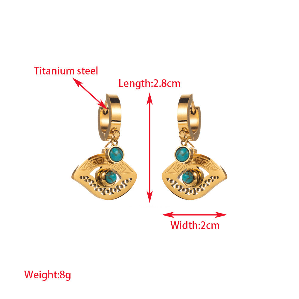 Flowers Earrings For Women With Titanium Steel Ear Pins, Elegant Floral Design Jewelry