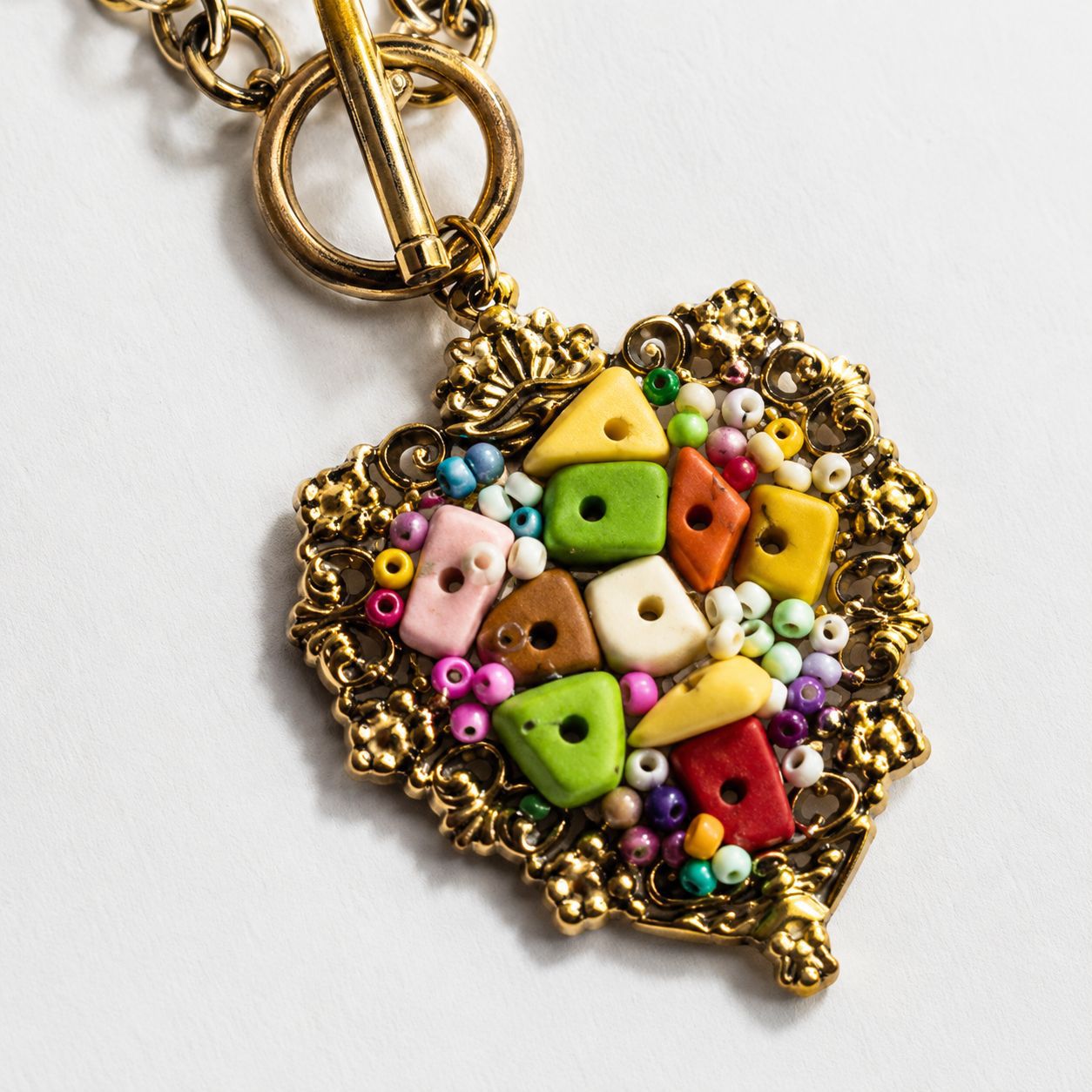 Heart Shape Necklace For Women With 304 Stainless Steel Chain And Pendant, Featuring Real Gold Plated PVD Coating
