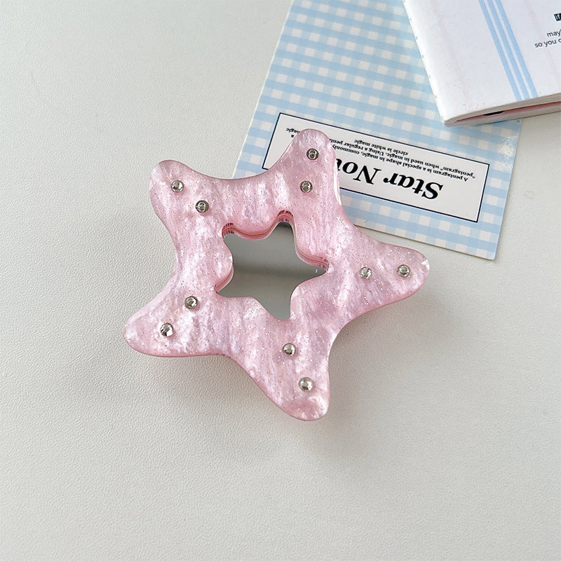 Sea Pattern Acrylic Airbag Bracket In Simple Style, Transparent Mobile Phone Stand