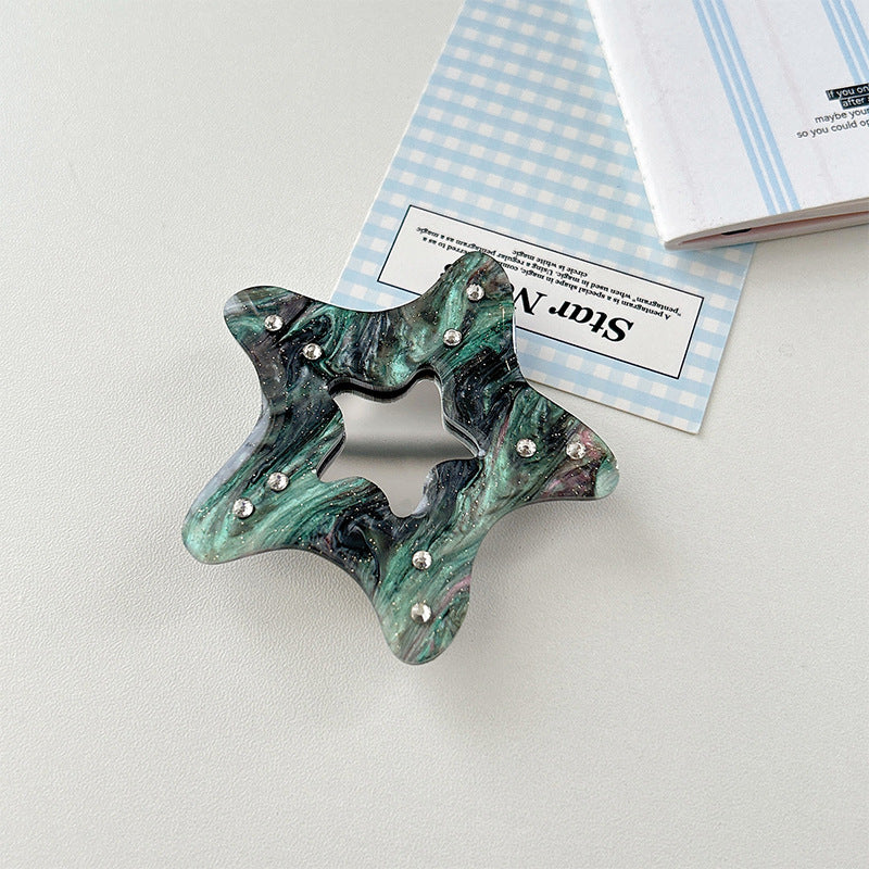 Sea Pattern Acrylic Airbag Bracket In Simple Style, Transparent Mobile Phone Stand