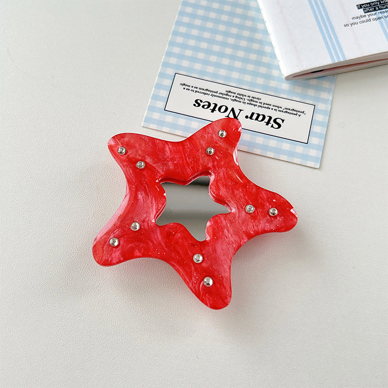 Sea Pattern Acrylic Airbag Bracket In Simple Style, Transparent Mobile Phone Stand