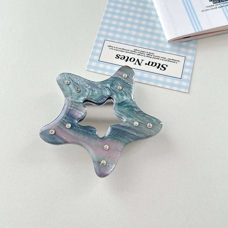 Sea Pattern Acrylic Airbag Bracket In Simple Style, Transparent Mobile Phone Stand