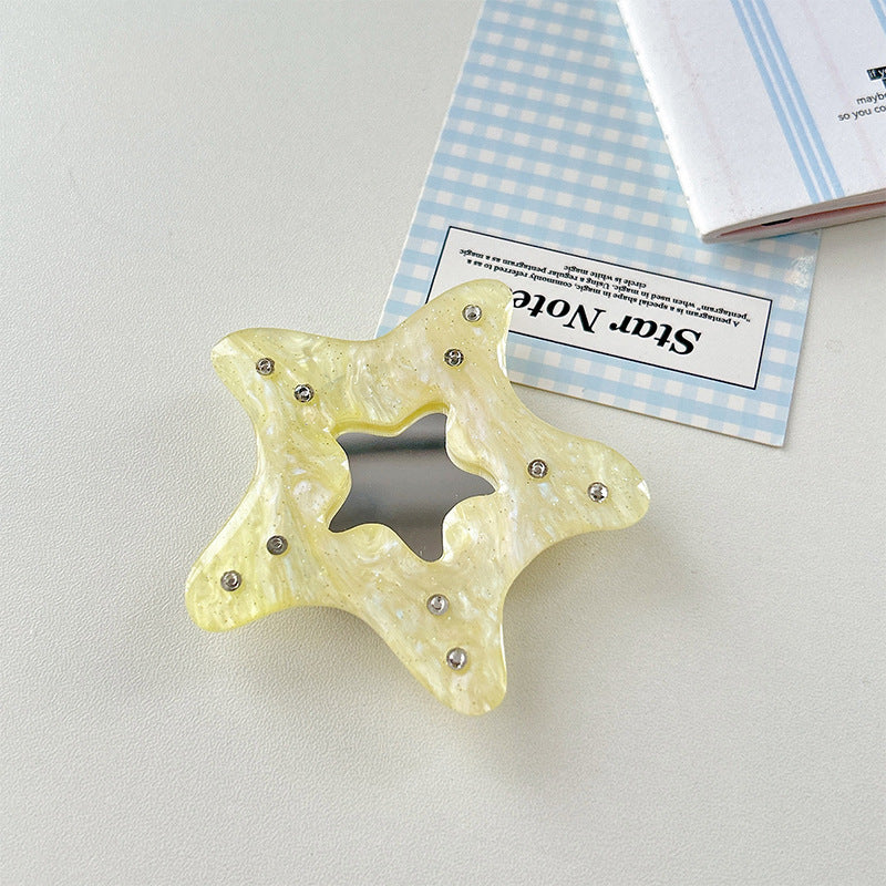Sea Pattern Acrylic Airbag Bracket In Simple Style, Transparent Mobile Phone Stand