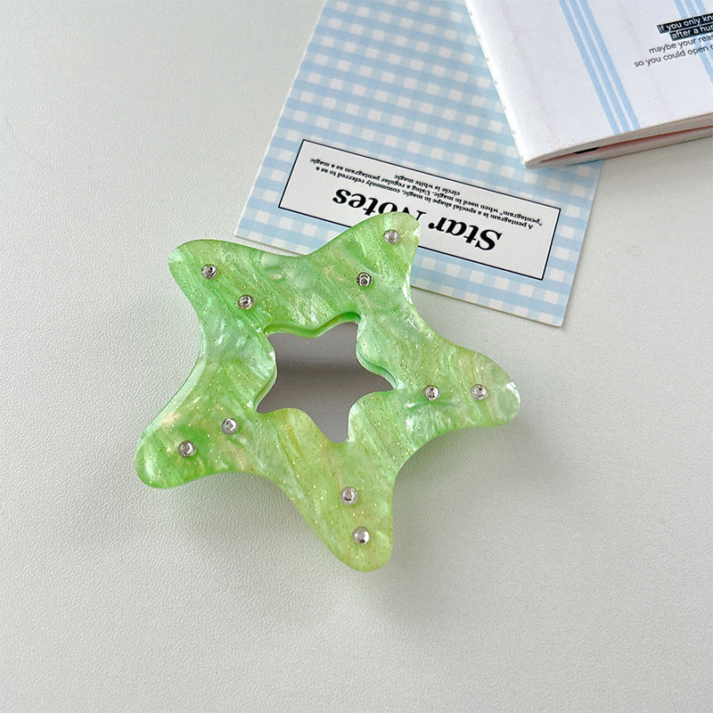 Sea Pattern Acrylic Airbag Bracket In Simple Style, Transparent Mobile Phone Stand