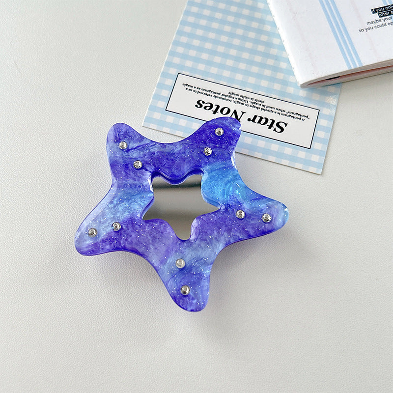 Sea Pattern Acrylic Airbag Bracket In Simple Style, Transparent Mobile Phone Stand