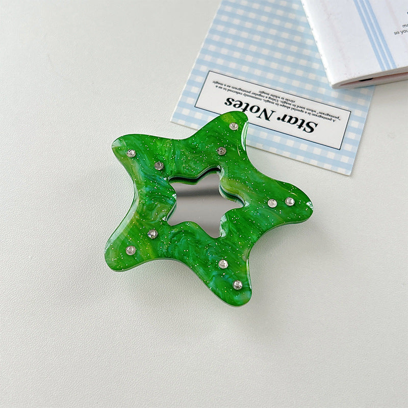 Sea Pattern Acrylic Airbag Bracket In Simple Style, Transparent Mobile Phone Stand