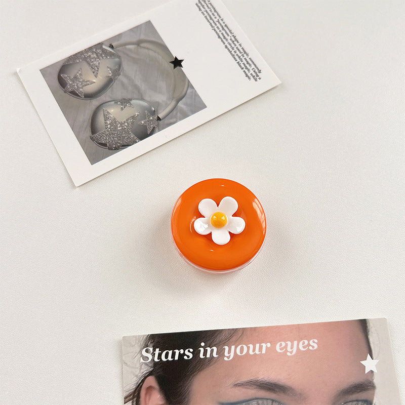 New Style Daisy Airbag Bracket Resin Phone Holder In Transparent Color
