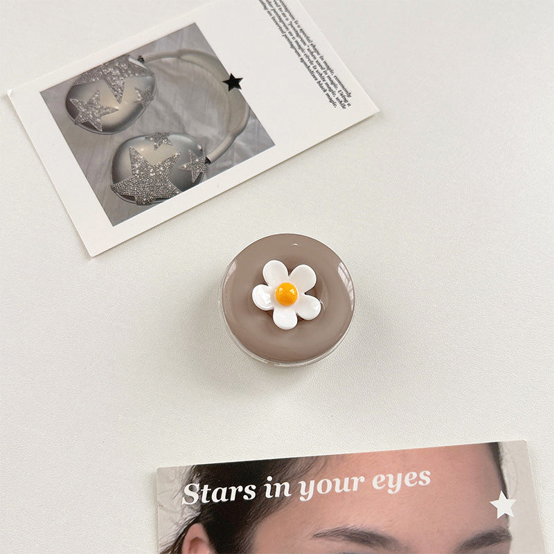 New Style Daisy Airbag Bracket Resin Phone Holder In Transparent Color