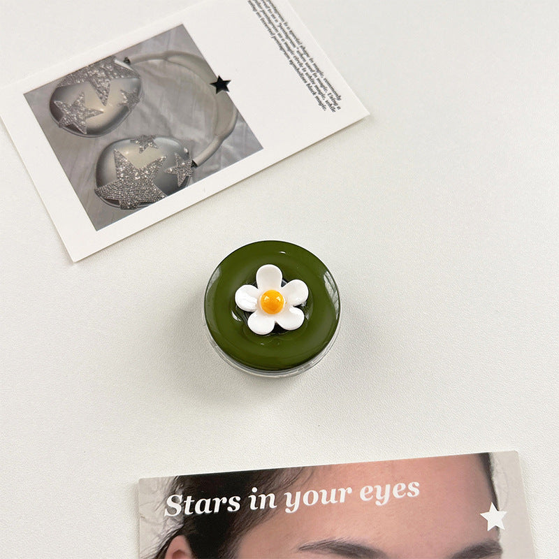 New Style Daisy Airbag Bracket Resin Phone Holder In Transparent Color
