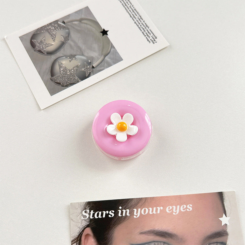 New Style Daisy Airbag Bracket Resin Phone Holder In Transparent Color
