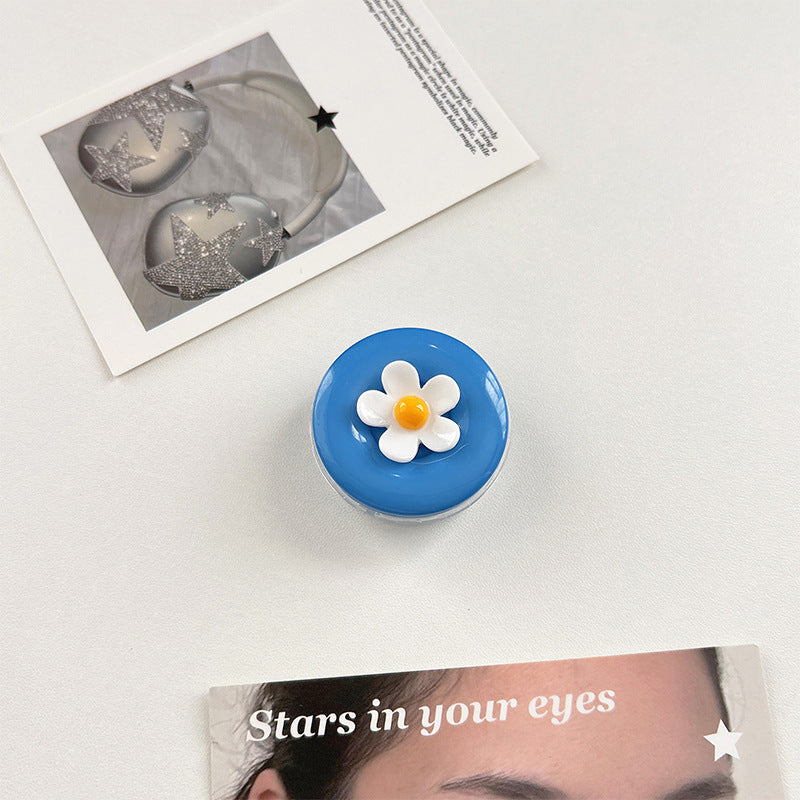 New Style Daisy Airbag Bracket Resin Phone Holder In Transparent Color